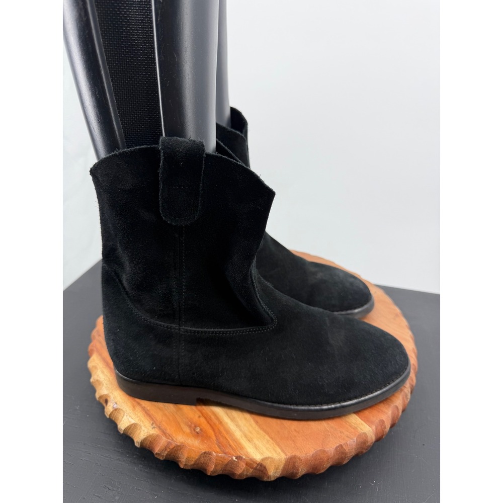 RE/DONE‎ Short  60s Camaraguaise Ankle Boots Women 40 10 Black Suede Italy
